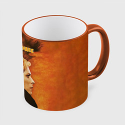 Кружка 3D Low - David Bowie, цвет: 3D-оранжевый кант