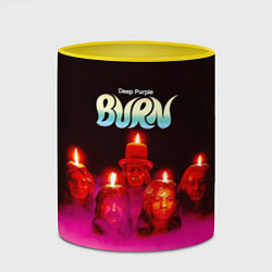 Кружка 3D Deep Purple - Burn, цвет: 3D-белый + желтый — фото 2