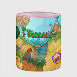 Кружка 3D Terraria Террария Z, цвет: 3D-розовый кант — фото 2