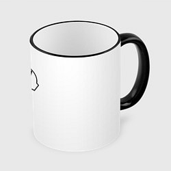 Кружка 3D Кружка, цвет: 3D-черный кант