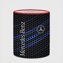 Кружка 3D MERCEDES LOGO NEON, цвет: 3D-красный кант — фото 2
