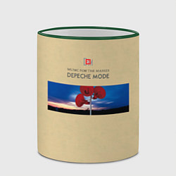 Кружка 3D Music for the Masses -, цвет: 3D-зеленый кант — фото 2