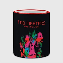 Кружка 3D Wasting Light - Foo Fighters, цвет: 3D-красный кант — фото 2