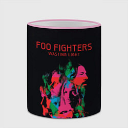 Кружка 3D Wasting Light - Foo Fighters, цвет: 3D-розовый кант — фото 2