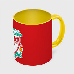 Кружка 3D F C LIVERPOOL, цвет: 3D-белый + желтый