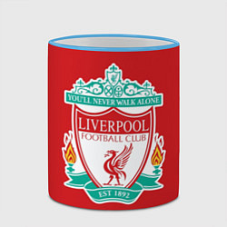 Кружка 3D F C LIVERPOOL, цвет: 3D-небесно-голубой кант — фото 2