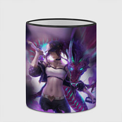 Кружка 3D LEAGUE OF LEGENDS AKALI ЛИГА ЛЕГЕНД АКАЛИ, цвет: 3D-черный кант — фото 2