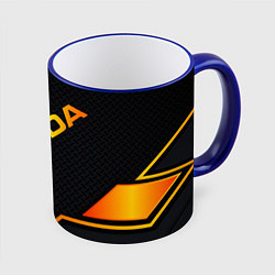 Кружка цветная Skoda Gold Шкода