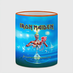 Кружка 3D Seventh Son of a Seventh Son - Iron Maiden, цвет: 3D-оранжевый кант — фото 2