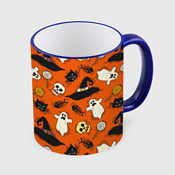 Кружка цветная Хэллоуинские шалости
