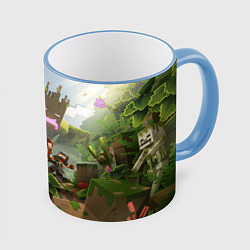 Кружка цветная МАЙНКРАФТ ГЕРОИ ПРОТИВ ЗЛА