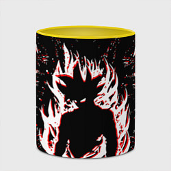 Кружка 3D Dragon ball super, цвет: 3D-белый + желтый — фото 2