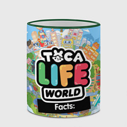 Кружка 3D Toca Life World, цвет: 3D-зеленый кант — фото 2