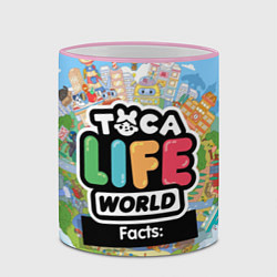 Кружка 3D Toca Life World, цвет: 3D-розовый кант — фото 2
