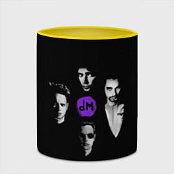 Кружка 3D Depeche mode band, цвет: 3D-белый + желтый — фото 2