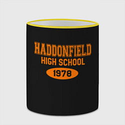 Кружка 3D Haddonfield High School 1978, цвет: 3D-желтый кант — фото 2