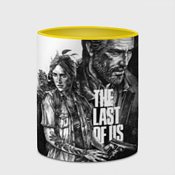Кружка 3D THE LAST OF US ЧЁРНО БЕЛЫЙ, цвет: 3D-белый + желтый — фото 2