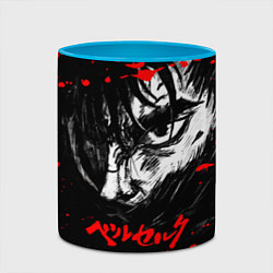Кружка 3D ГАТС БЕРСЕРК BERSERK, цвет: 3D-белый + небесно-голубой — фото 2