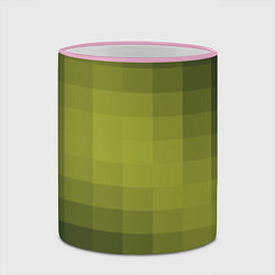 Кружка 3D Милитари мозаика, цвет: 3D-розовый кант — фото 2