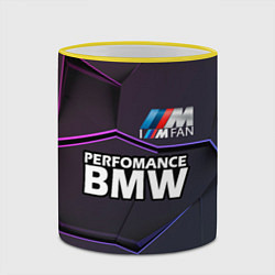 Кружка 3D BMW Perfomance, цвет: 3D-желтый кант — фото 2