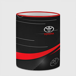 Кружка 3D ТОЙОТА TOYOTA RED LINES, цвет: 3D-красный кант — фото 2