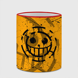 Кружка 3D ONE PIECE ПИРАТЫ ЛОГО, цвет: 3D-красный кант — фото 2