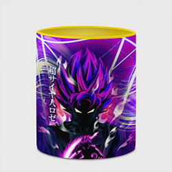 Кружка 3D Гоку Блек Anime Dragon Ball Super Saiyan, цвет: 3D-белый + желтый — фото 2