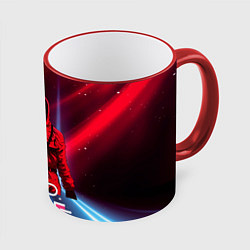 Кружка цветная Игра в кальмара - выстрел