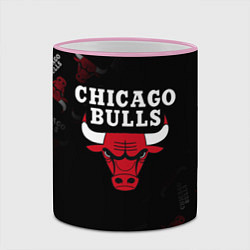 Кружка 3D ЧИКАГО БУЛЛС БЫКИ CHICAGO BULLS, цвет: 3D-розовый кант — фото 2