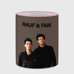 Кружка 3D Rauf & Faik Рауф и Фаик, цвет: 3D-розовый кант — фото 2