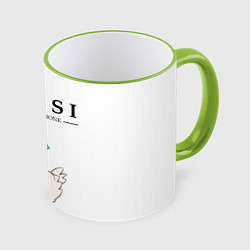 Кружка 3D GUSSI HONK BABY, цвет: 3D-светло-зеленый кант