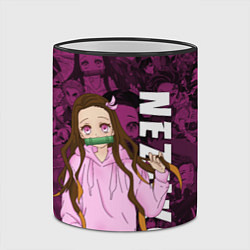 Кружка 3D НЕЗУКО, КЛИНОК РАССЕКАЮЩИЙ ДЕМОНОВ, цвет: 3D-черный кант — фото 2