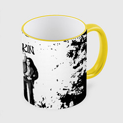 Кружка цветная Maneskin Монэскин, рок - группа