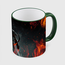 Кружка цветная TES SKYRIM DOVAHKIN FLAME ДРАКОНОРОЖДЕННЫЙ