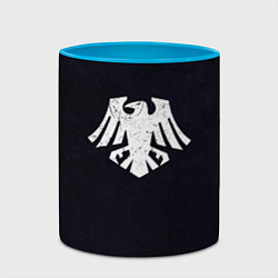 Кружка 3D Гвардия Ворона цвет 19 легиона, цвет: 3D-белый + небесно-голубой — фото 2
