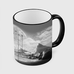 Кружка 3D DEATH STRANDING PRESIDENT USA, цвет: 3D-черный кант