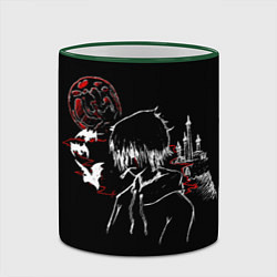 Кружка 3D Ищи Меня На Луне Фараон, цвет: 3D-зеленый кант — фото 2