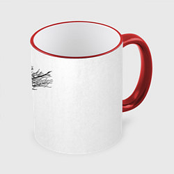 Кружка 3D Led Zeppelin IV, цвет: 3D-красный кант