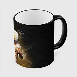 Кружка цветная Хабиб Нурмагомедов с орлом