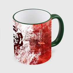 Кружка цветная Трафальгар Ло Пираты сердца Весёлый Роджер