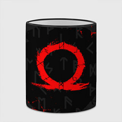 Кружка 3D GOD OF WAR CRATOS LOGO, цвет: 3D-черный кант — фото 2