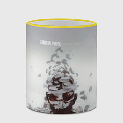 Кружка 3D Living Things - Linkin Park, цвет: 3D-желтый кант — фото 2