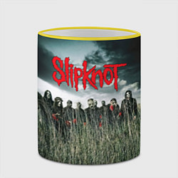 Кружка 3D All Hope Is Gone - Slipknot, цвет: 3D-желтый кант — фото 2