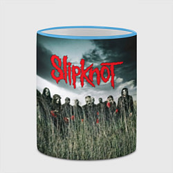 Кружка 3D All Hope Is Gone - Slipknot, цвет: 3D-небесно-голубой кант — фото 2