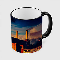 Кружка 3D Animals - Pink Floyd, цвет: 3D-черный кант