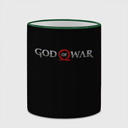 Кружка 3D GOD OF WAR LOGO, РУНЫ, цвет: 3D-зеленый кант — фото 2