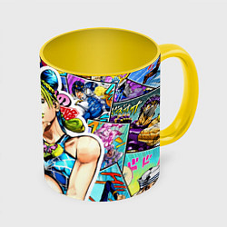 Кружка цветная JoJos Bizarre Adventure - Джолин Кудзё