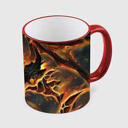 Кружка цветная DOTA 2 SHADOW FIEND ТЕНЬ