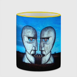Кружка 3D The Division Bell - Pink Floyd, цвет: 3D-желтый кант — фото 2