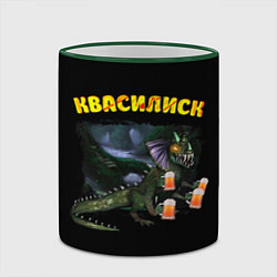 Кружка 3D Квасилиск, цвет: 3D-зеленый кант — фото 2